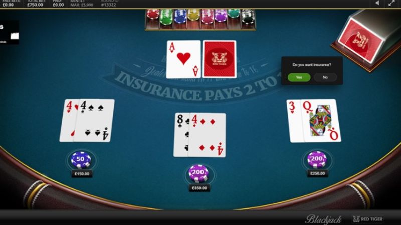 Chiến thuật chơi blackjack online